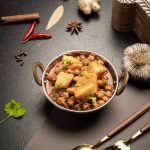 aloo chana masala dish at Indian Restaurant Brisbane Authentic Indian Food Healthy Indian Cuisine Indian Food