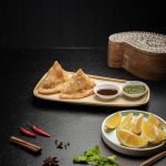 Samosas dish Indian Samosas dish at Indian Restaurant Brisbane Authentic Indian Food Healthy Indian Cuisine Indian Food