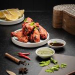 Tandoori Wings dish Chicken Tandoori wings dish at Indian Restaurant Brisbane Authentic Indian Food Healthy Indian Cuisine Indian Food